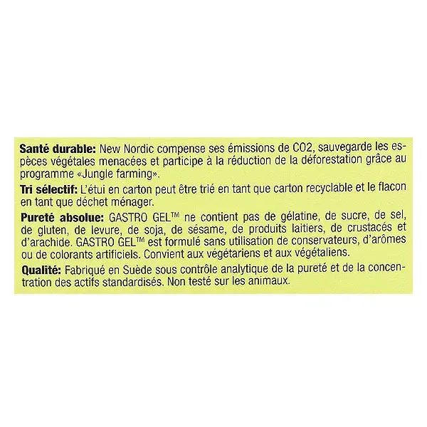 New Nordic Gastro Gel 60 comprimidos mastigáveis