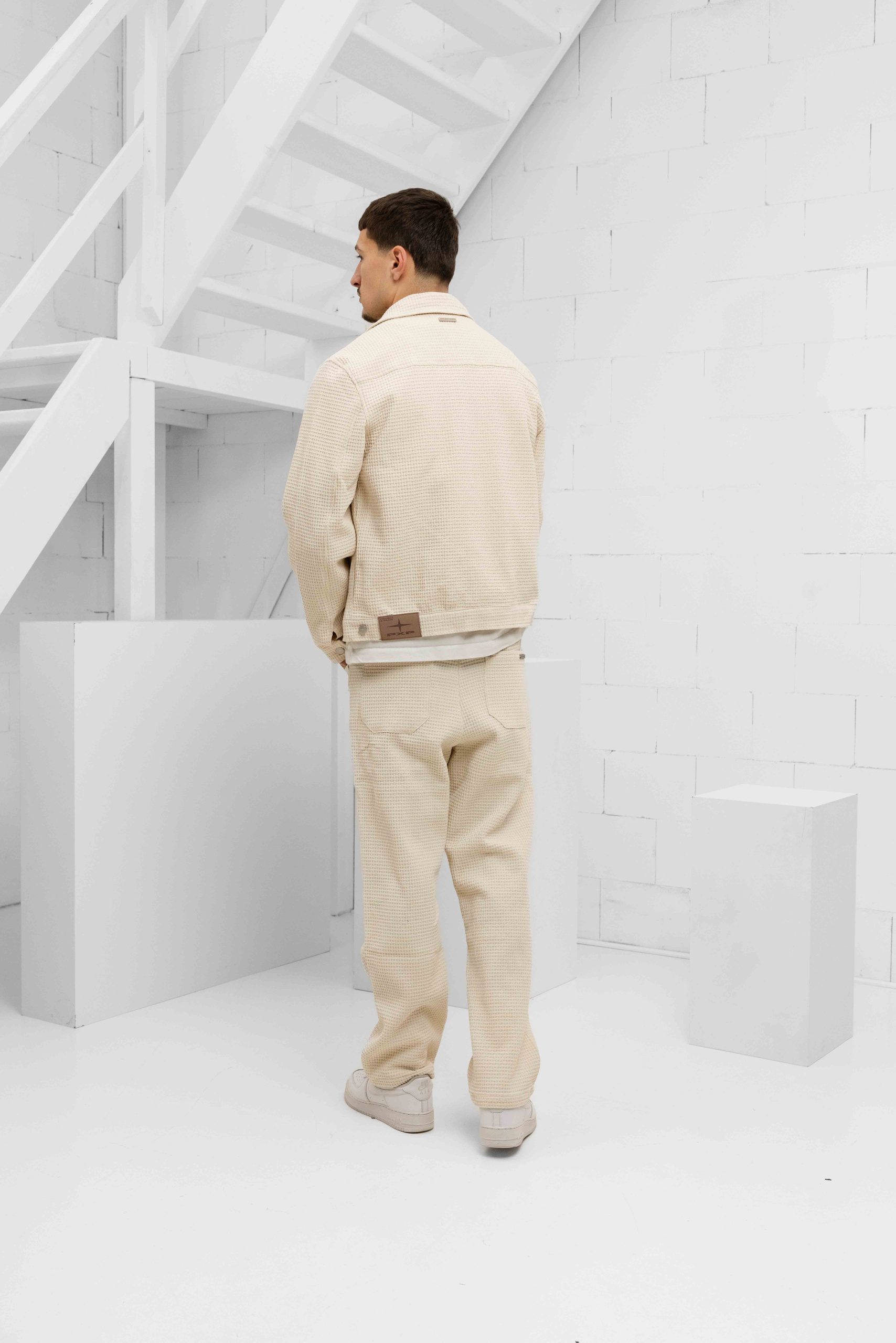 Project X Paris Honeycomb Set Heren Beige