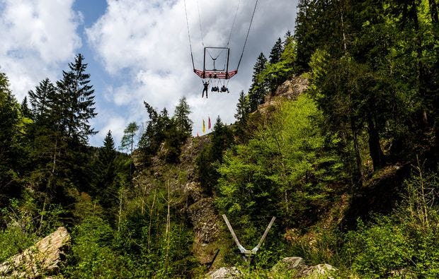 Riesenschaukel Mega Dive in Kötschach-Mauthen