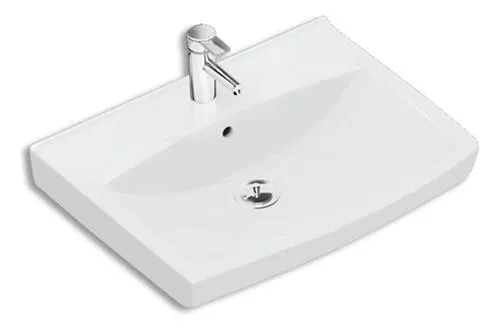 Ifö 15022, Rektangulær, Keramisk, Hvid