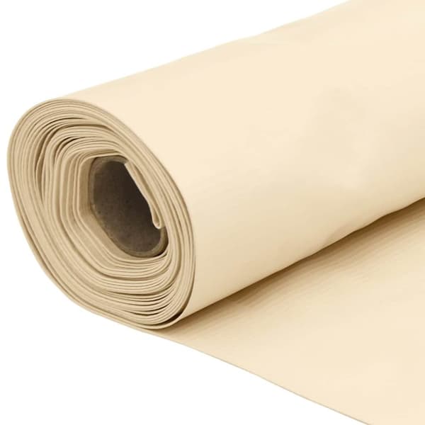 vidaXL Balkongskjerm kremhvit 400x120 cm PVC