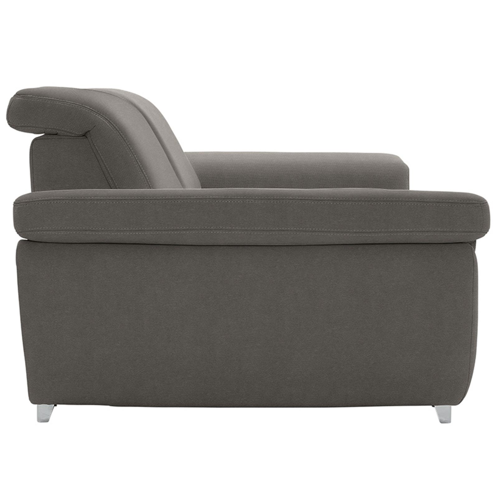 polsterpower 2,5-Sitzer Boxspringsofa - Belle grey - Basismodell