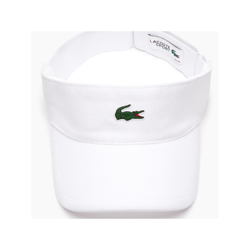 Visière Lacoste blanche Sport