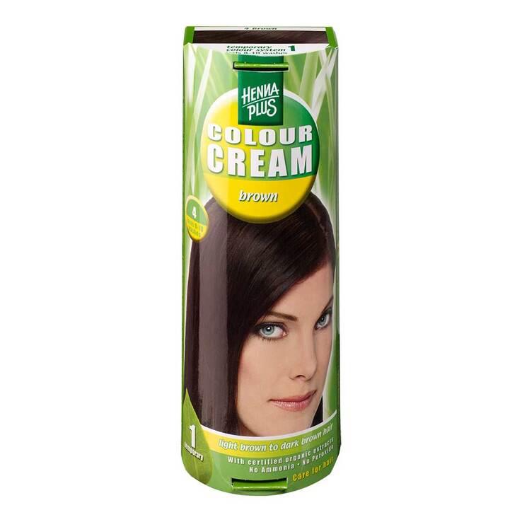 Hennaplus Colour Cream Brown, 60 ml