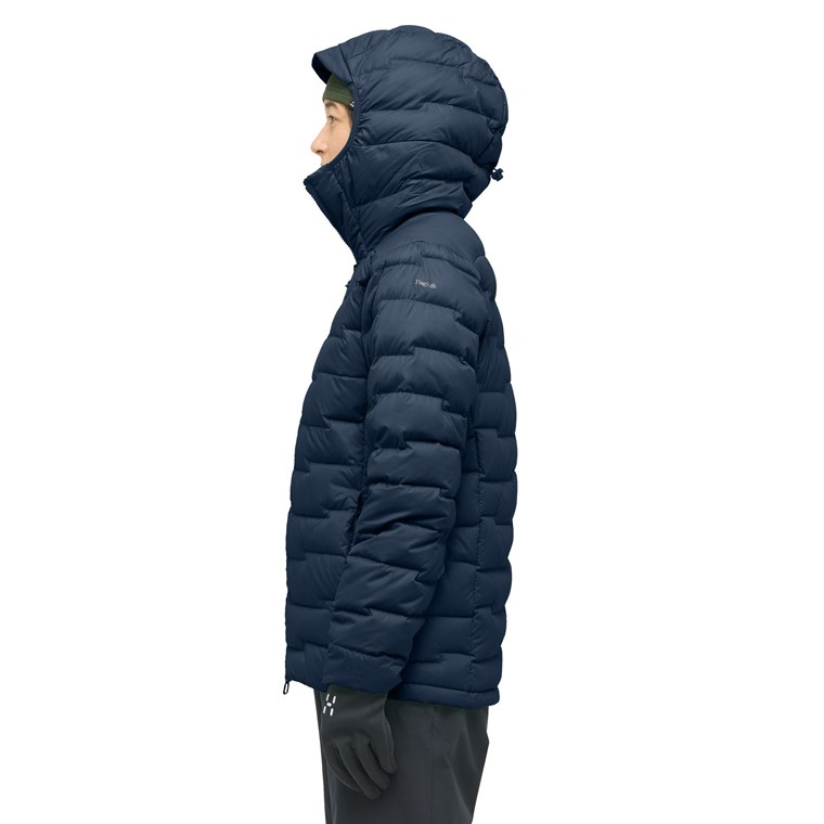 Haglöfs Roc Flash Down Hoodwomen Tarn Blue