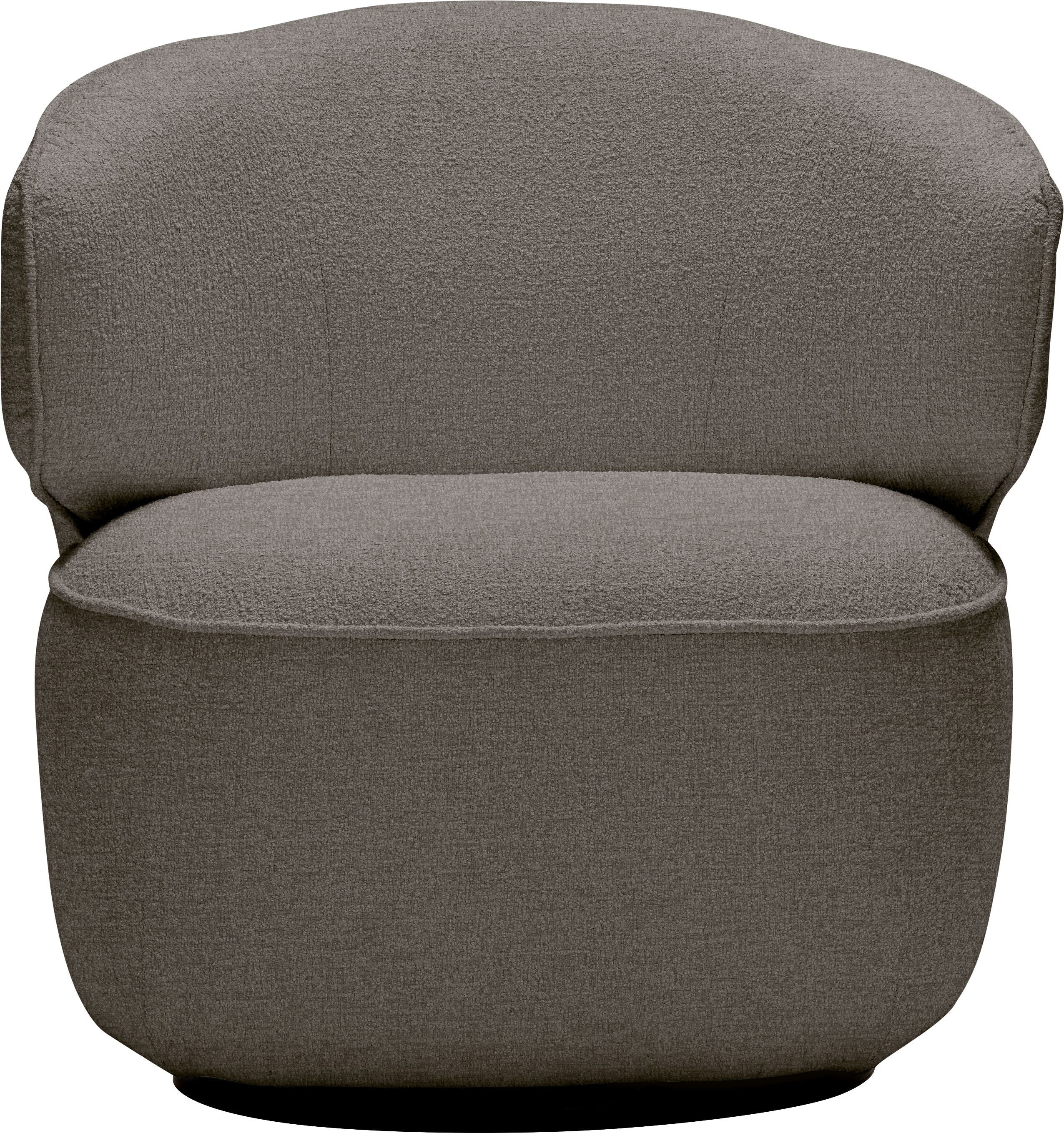 SOPHIE Sessel - Grau / B: 74.0 cm x T: 74.0 cm x H: 77.0 cm