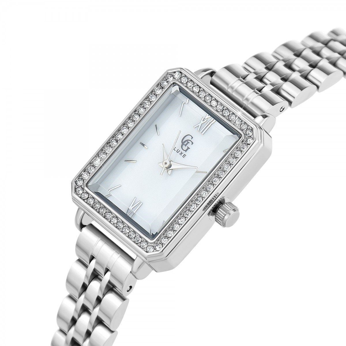 Montre Noélie élégante ornée de Cristaux scintillants SC Crystal