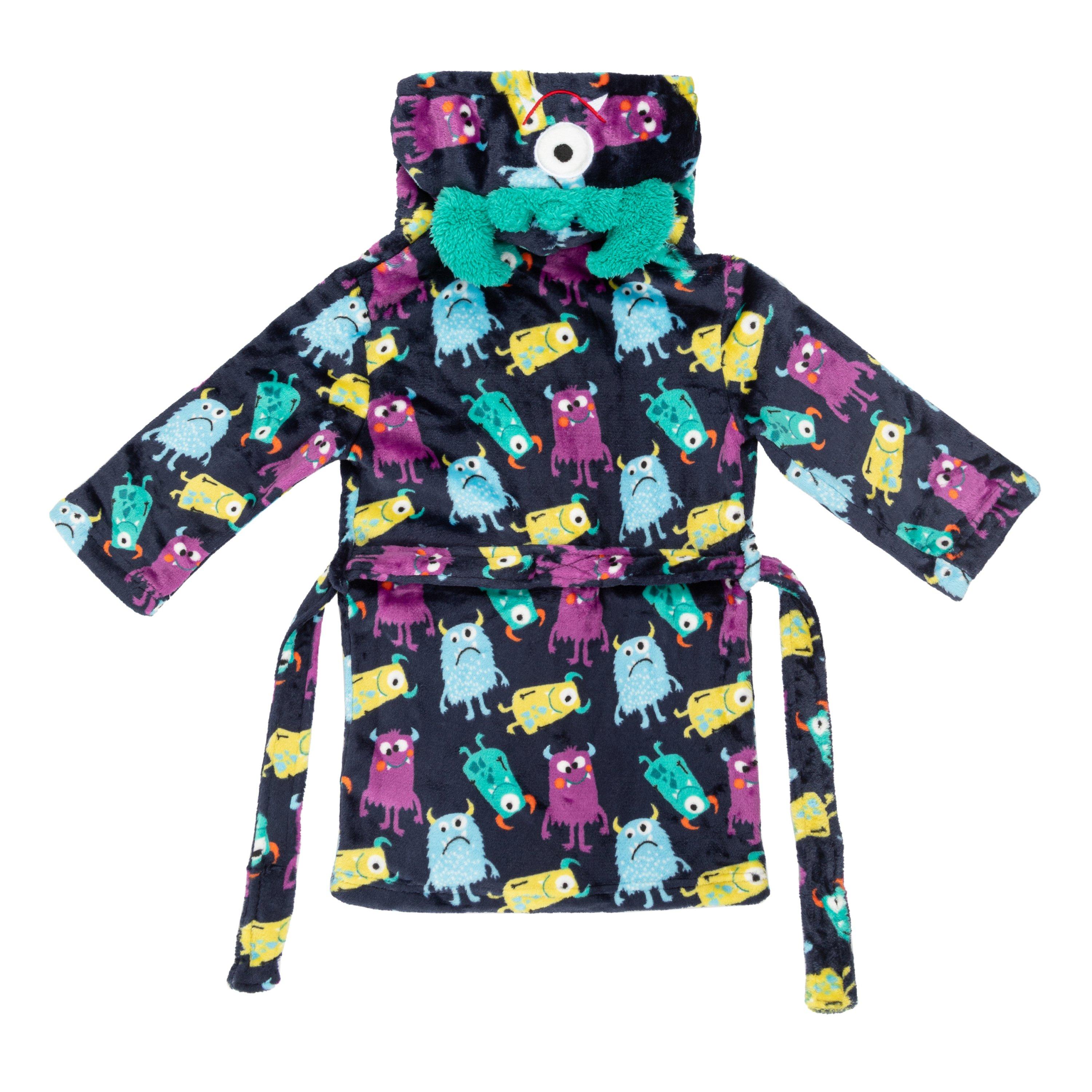 Firetrap Kids Boys Monster Novelty Dressing Gown