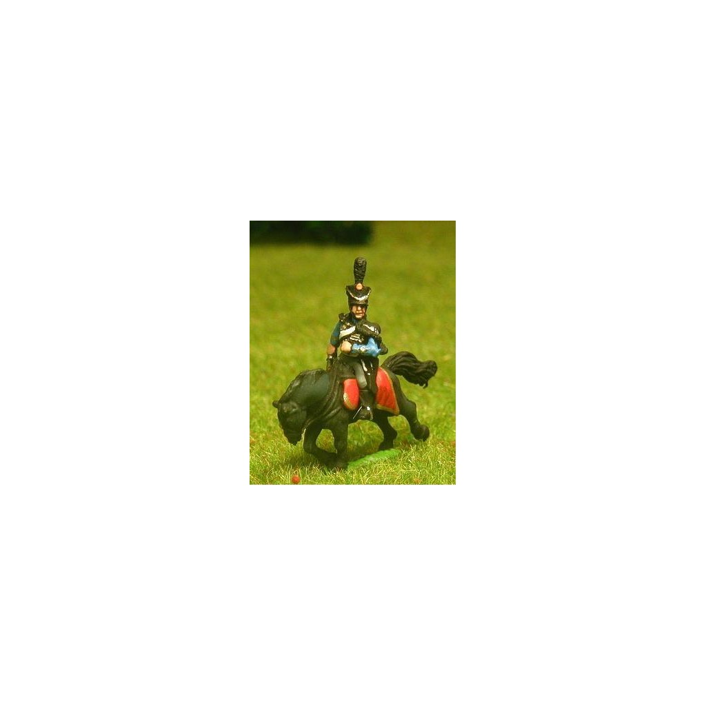 Dutch Belgian 1814-15: Command: Hussar Officer, Standard Bearer & Trumpeter