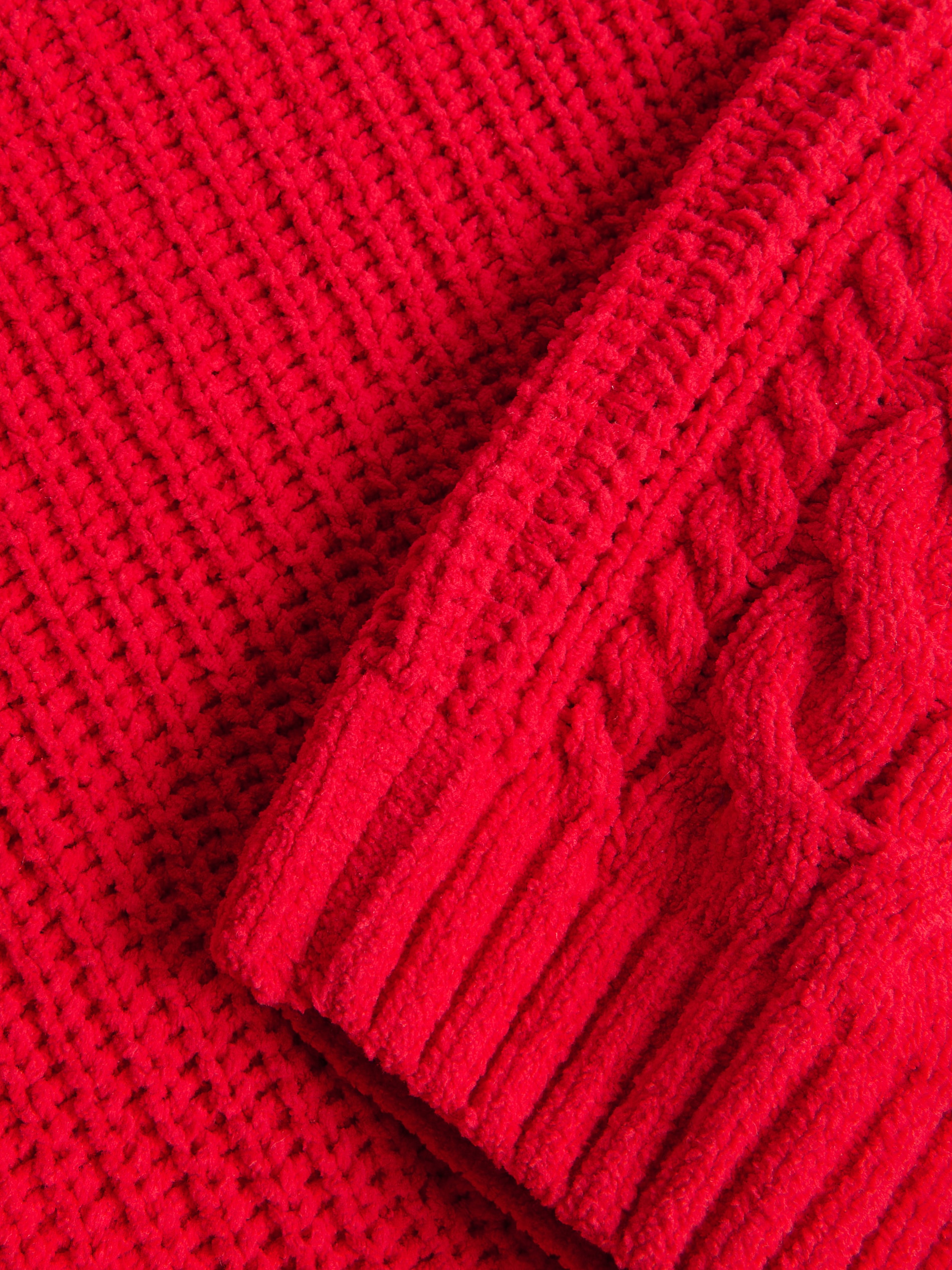 Strukturierter Pullover