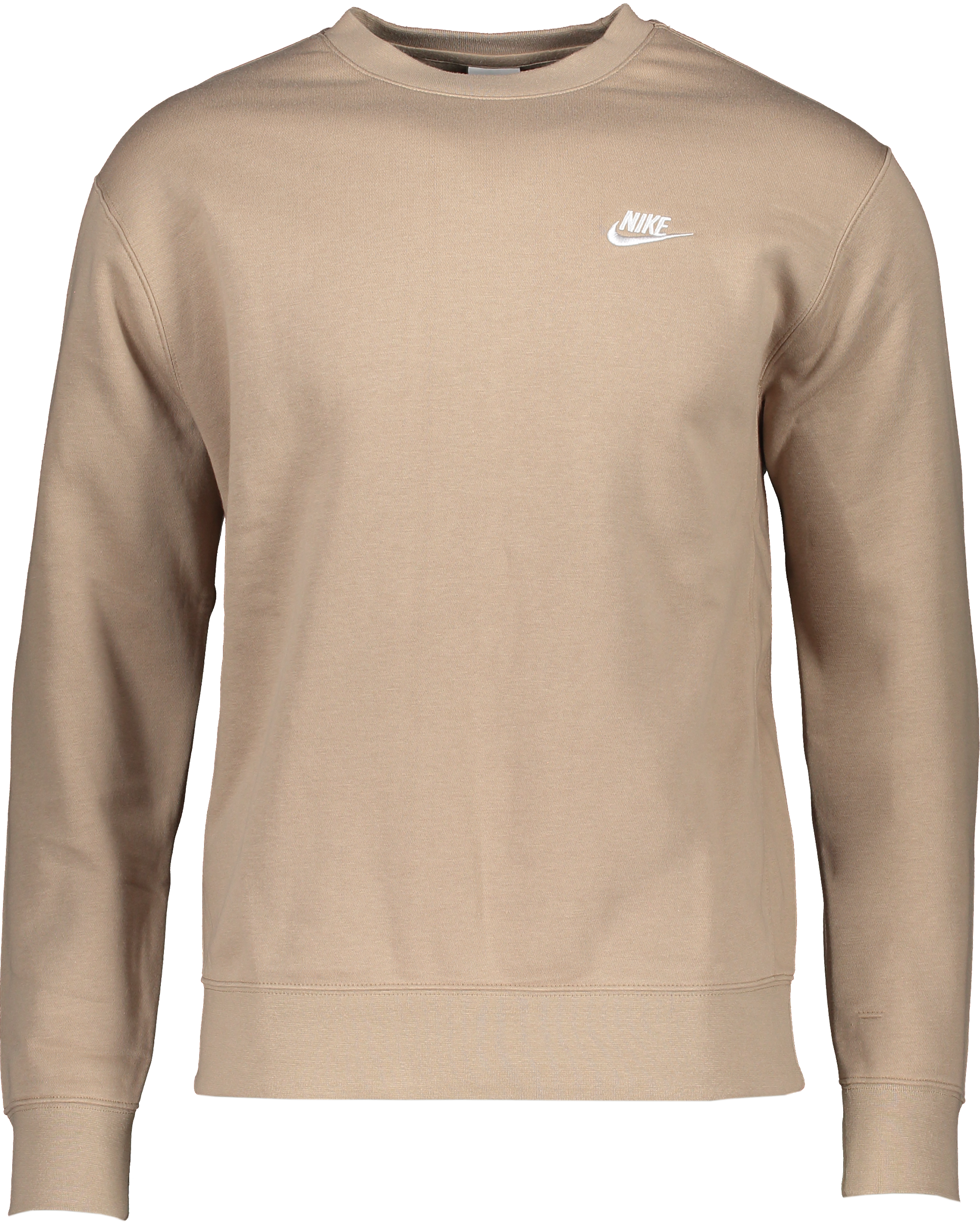 Nike Club Crew Sweatshirt Braun Weiss F247