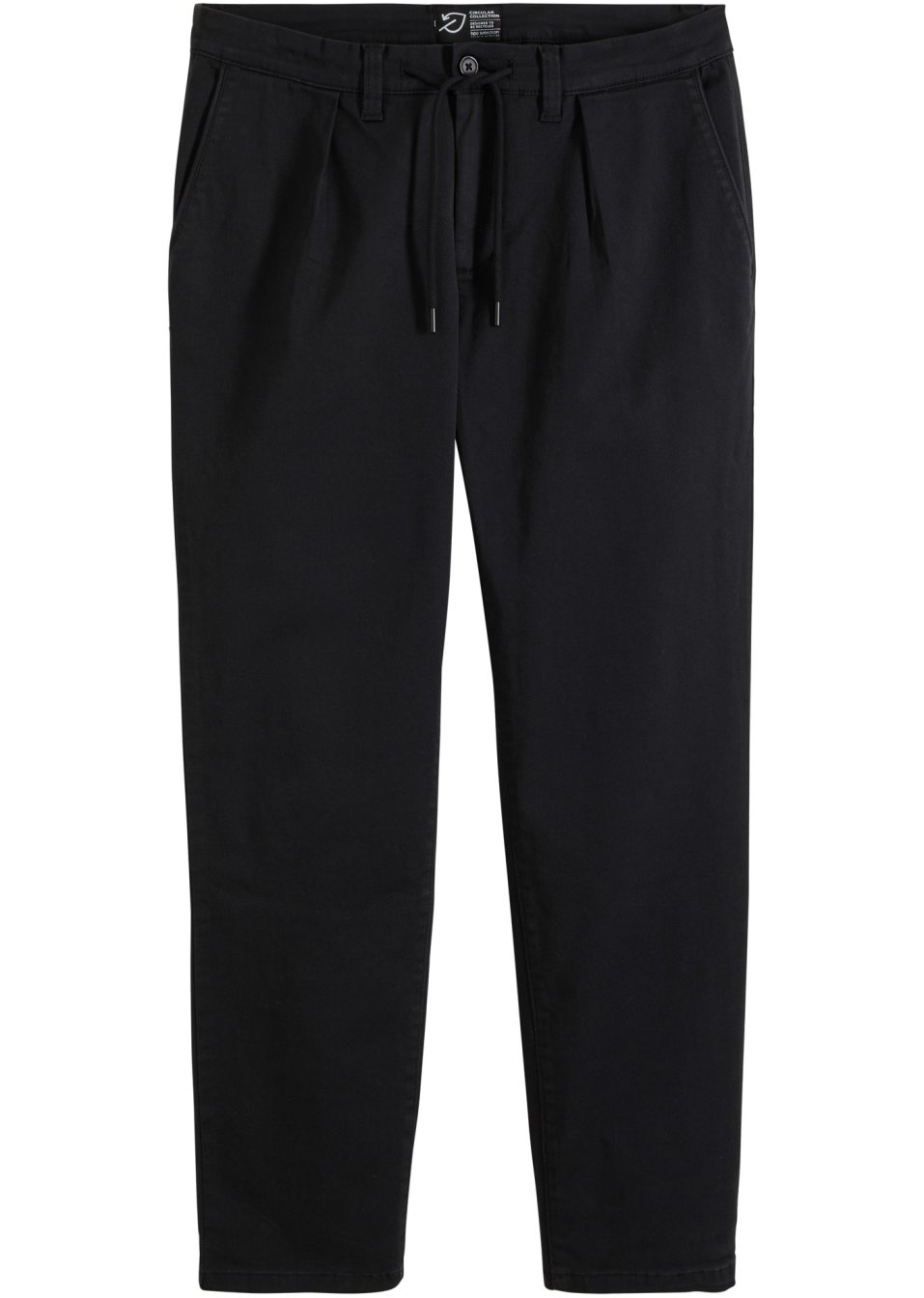 Pantalon chino avec pinces en coton