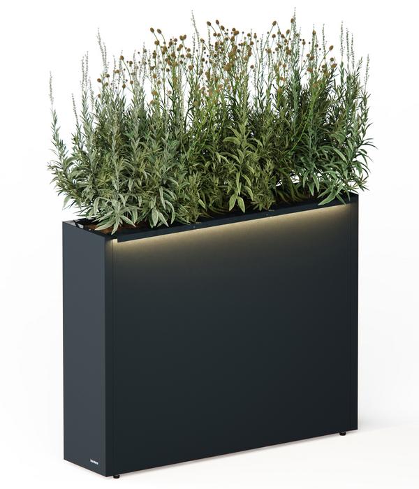 Herstera Metall-Raumtrenner Cube LED,