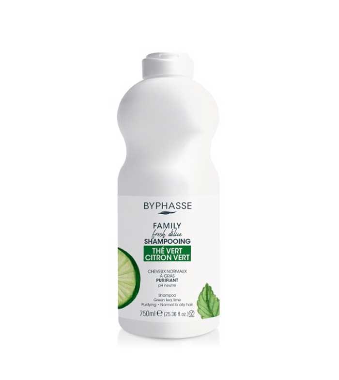 Byphasse - *Family fresh délice* - Champô - Chá verde e lima: cabelo oleoso