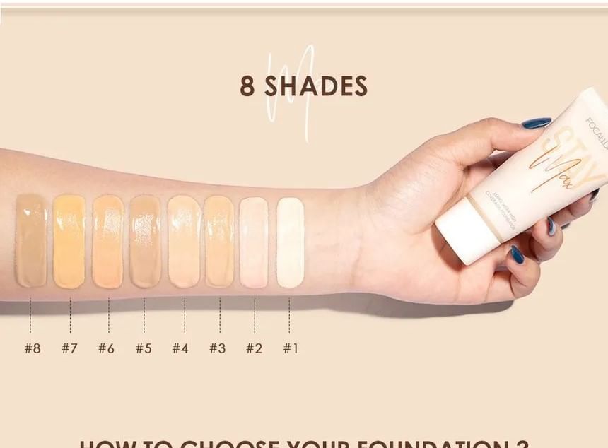 FOCALLURE - Staymax Poreless Matte Foundation - 8 kleuren