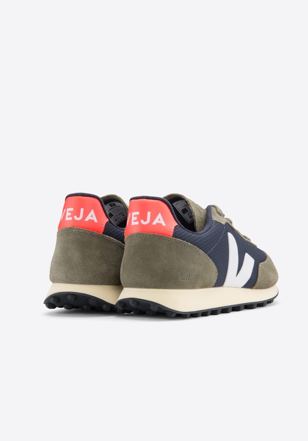 Veja Sneaker Rio Branco Alveomesh Nautico White Orange Fluo
