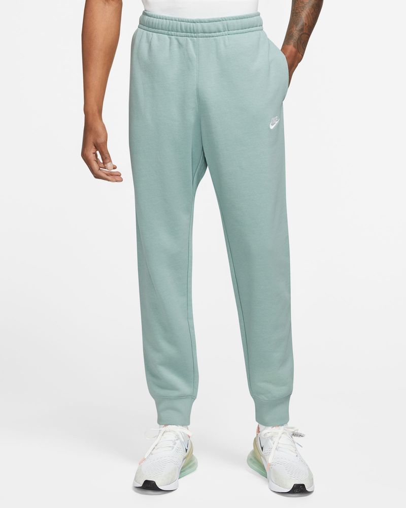 Bas de jogging Nike Sportswear Club Fleece Vert & Blanc pour homme