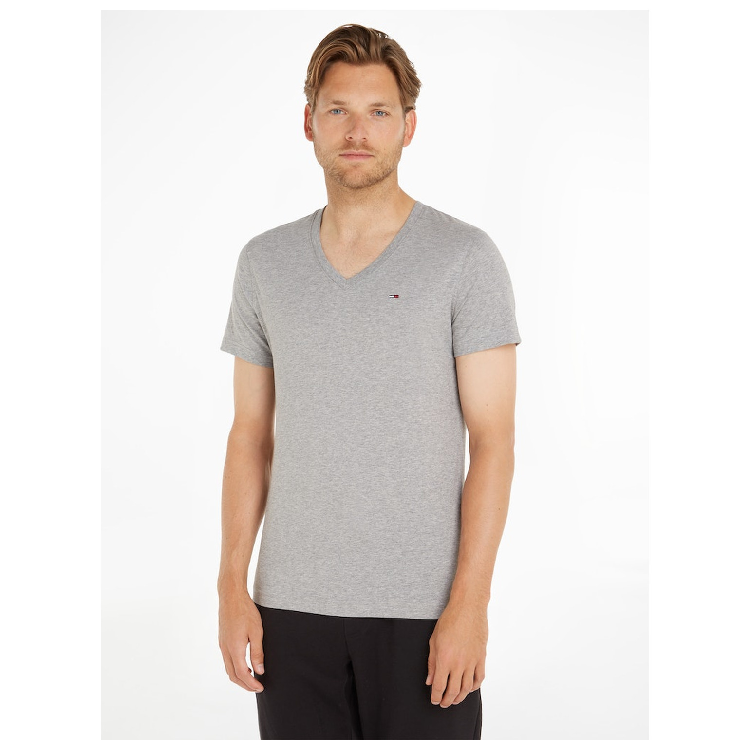 Tommy Jeans TJM ORIGINAL JERSEY V NECK TEE