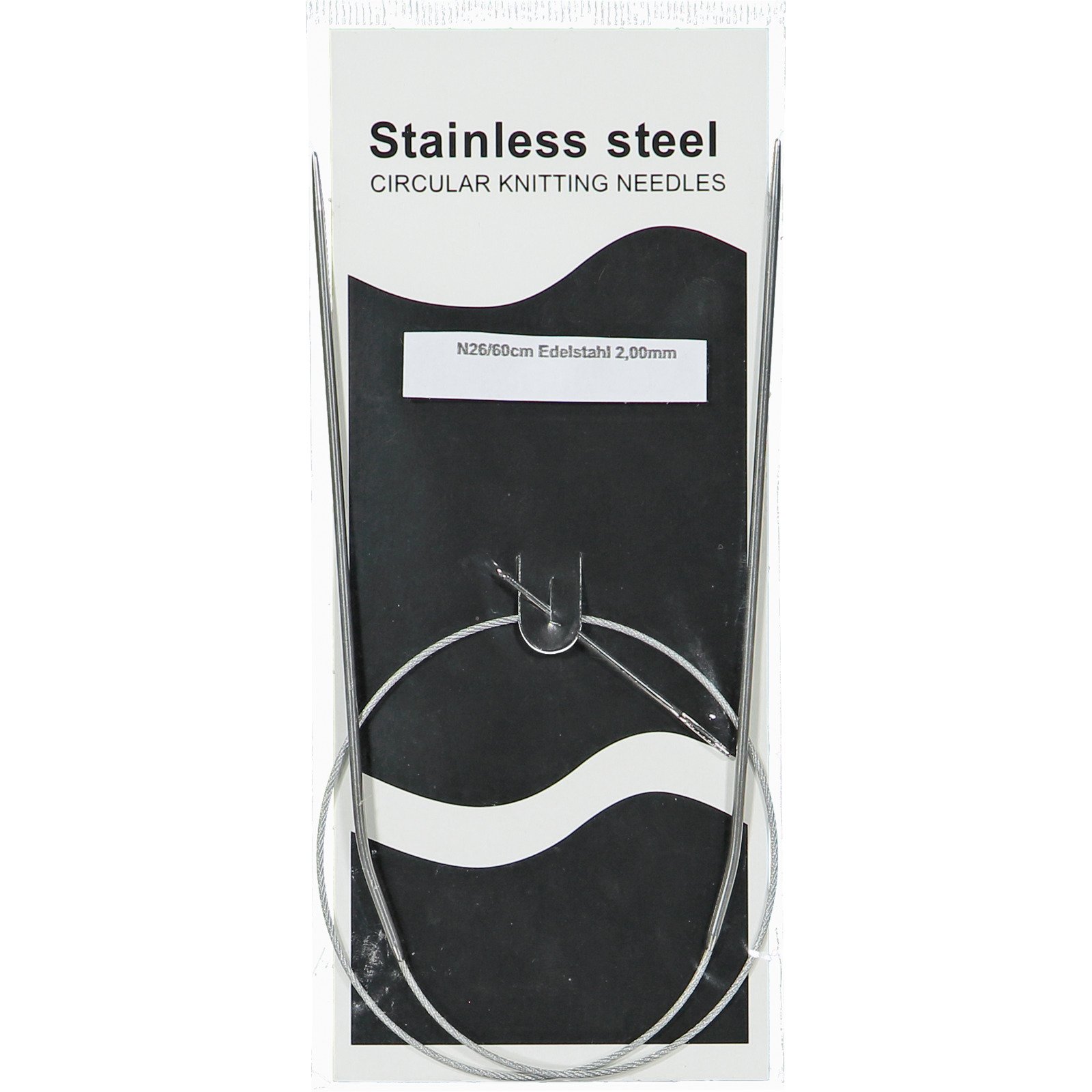 Rundstricknadeln 60 cm Edelstahl