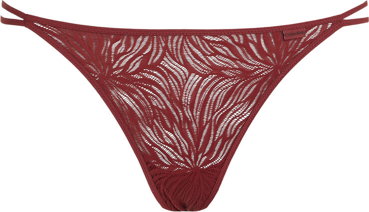 Calvin Klein HIGH LEG TANGA Syrah