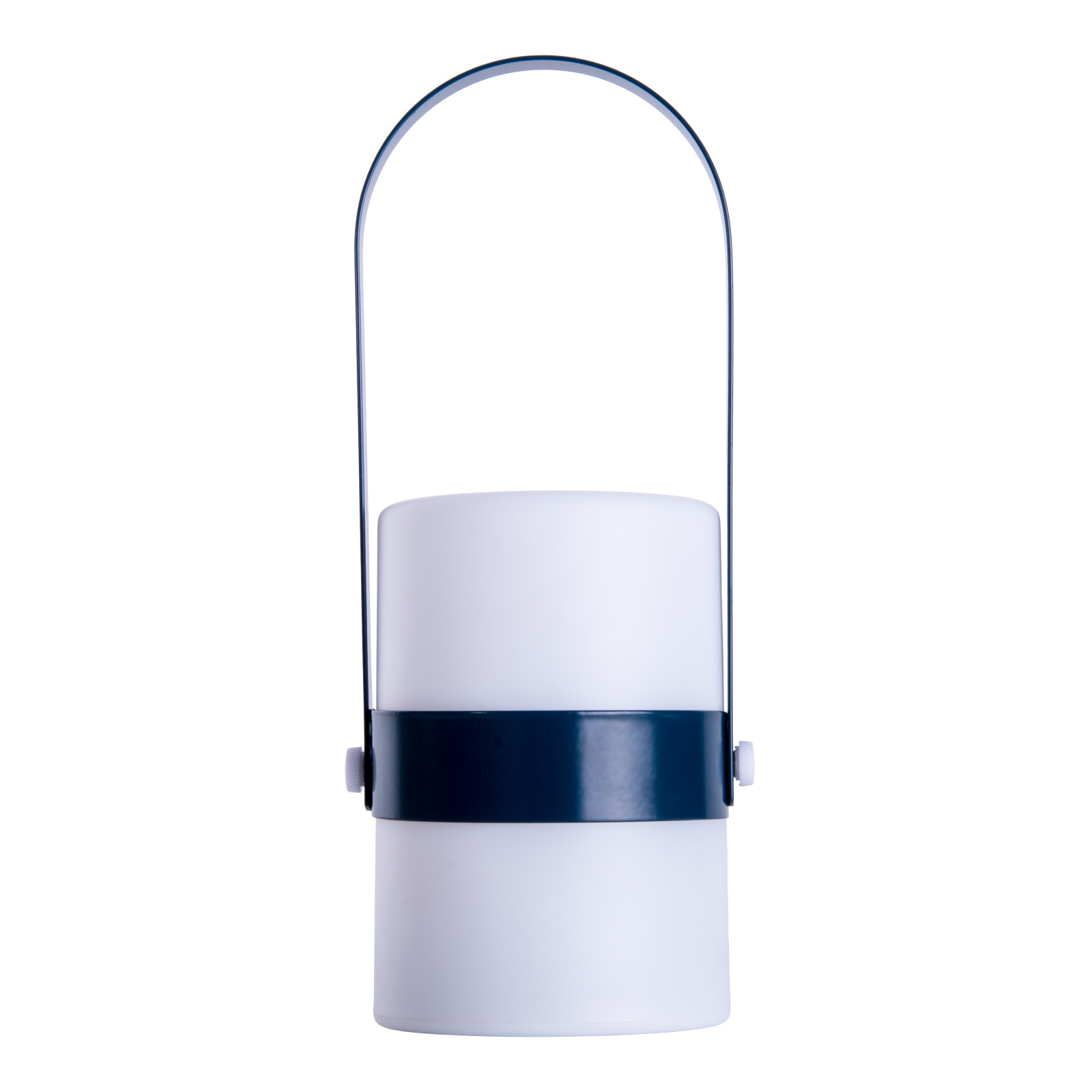 LED-Akku-Dekoleuchte NEO - weiß-blau - 28 cm