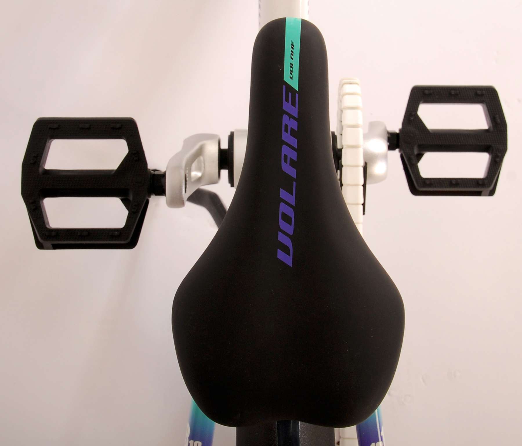 Kinderfahrrad Glamour für Mädchen 18 Zoll Kinderrad in Weiß/Mintgrün