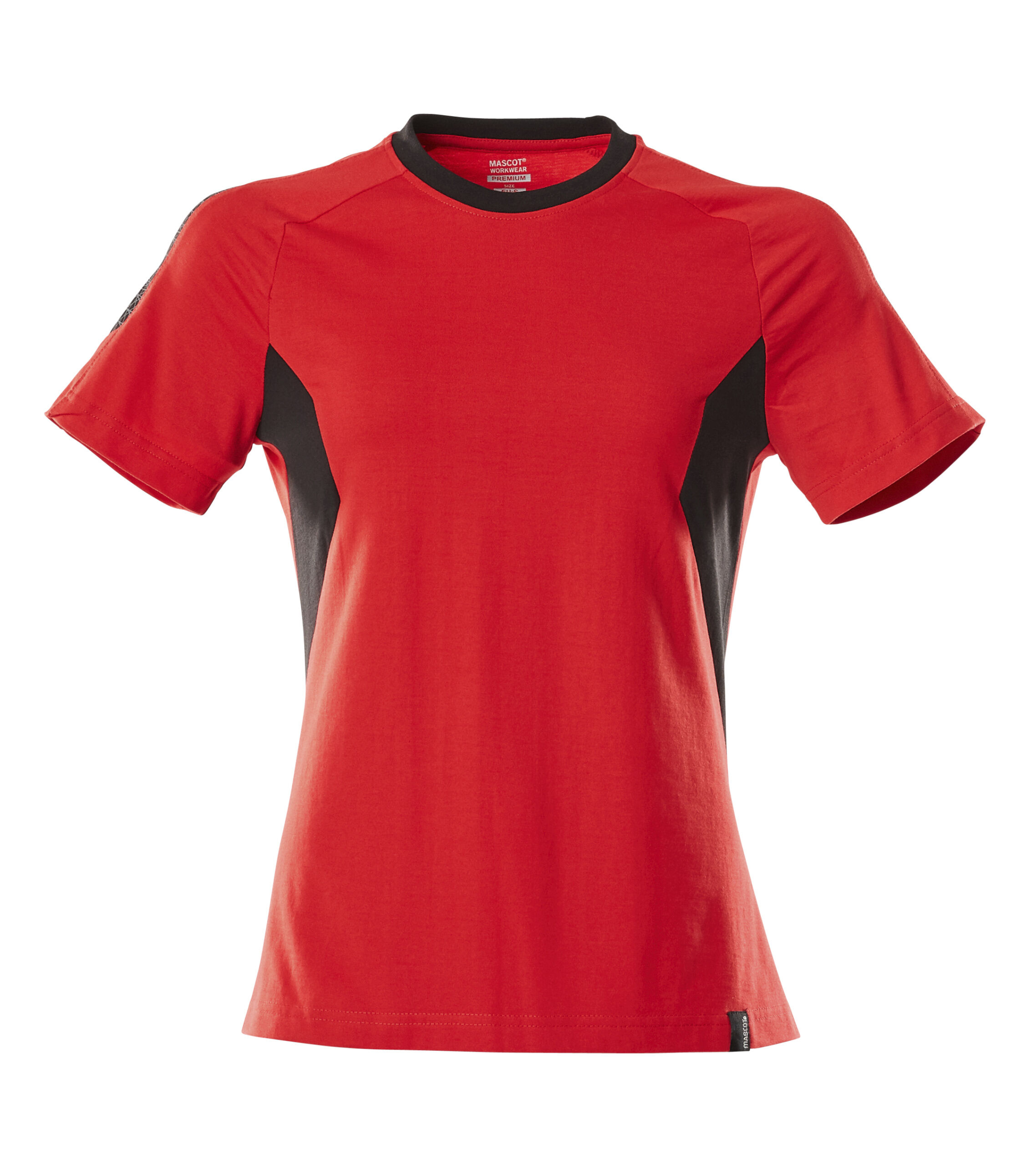 Mascot Accelerate Dames - T-shirt - Rood/Zwart - M