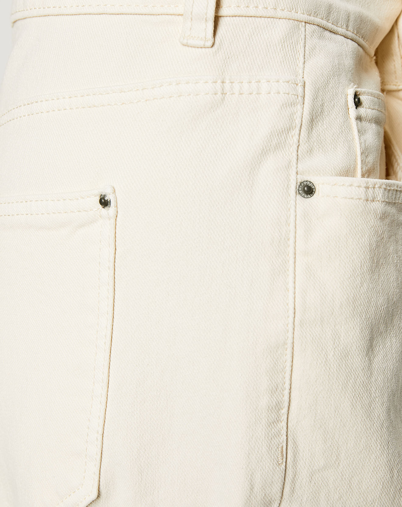 Esprit Jean mom en Coton bio écru
