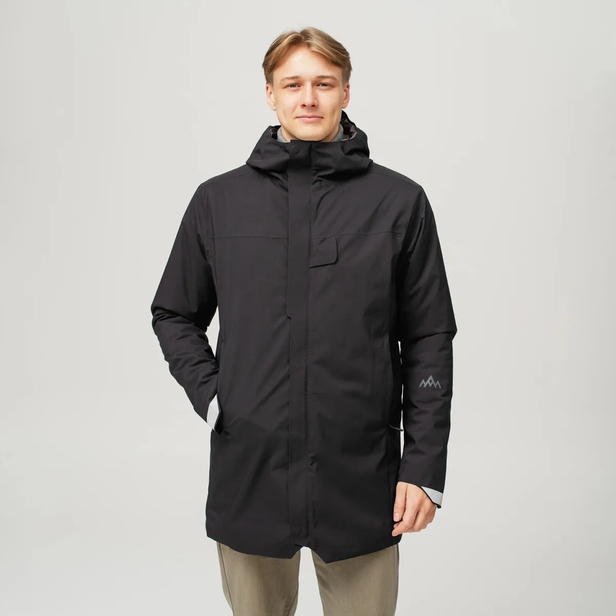 Heat Experience Men's Heatx Heated Oslo Coat Black