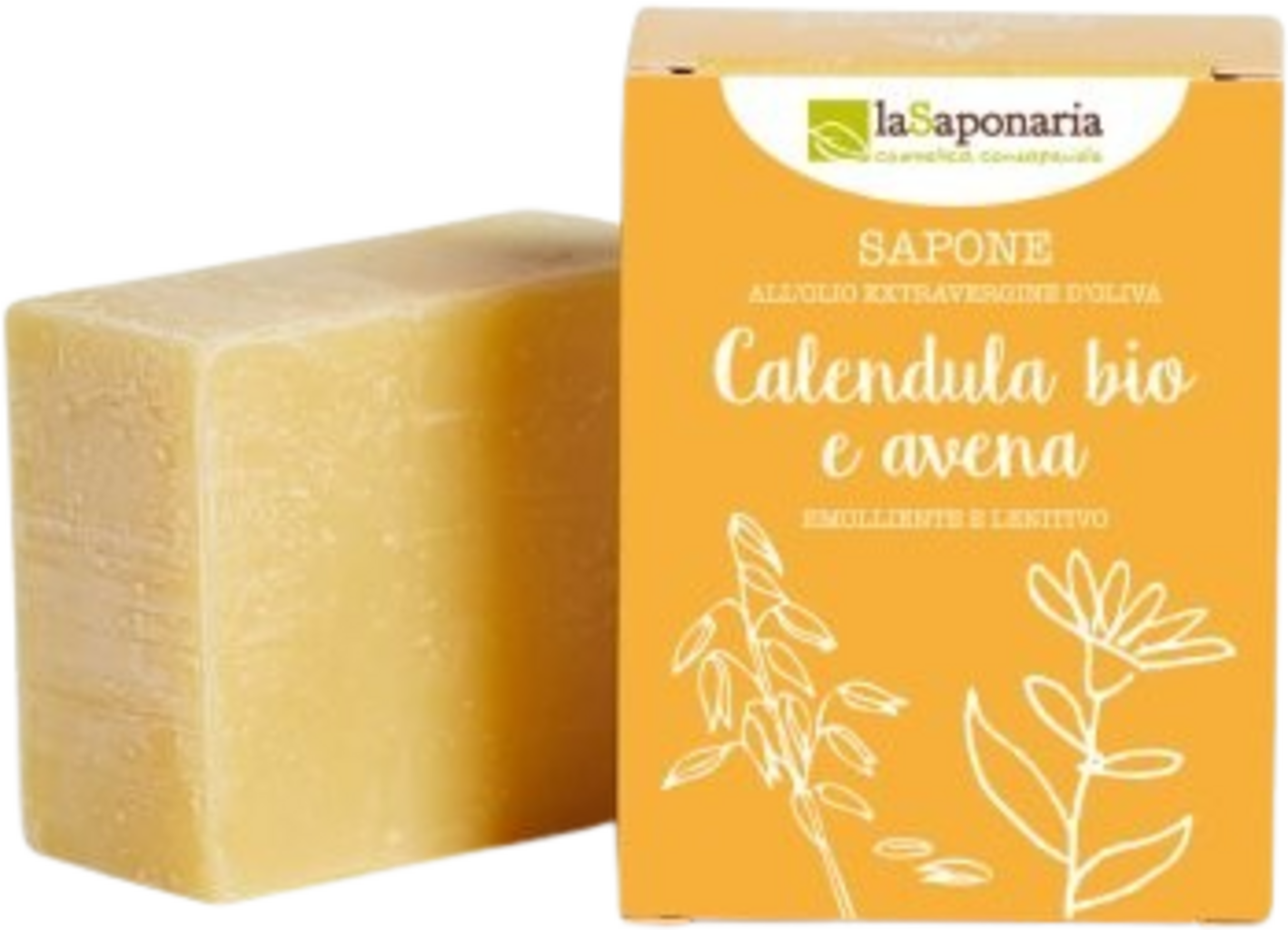 La Saponaria  Seife Calendula & Hafer, 100 g