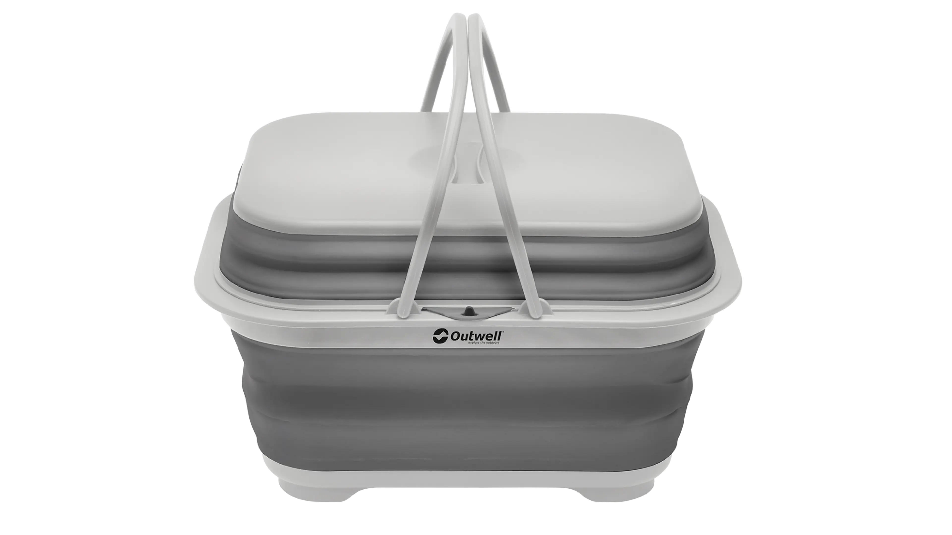 Collaps Waschbecken mit Griff und Deckel Grey Mist