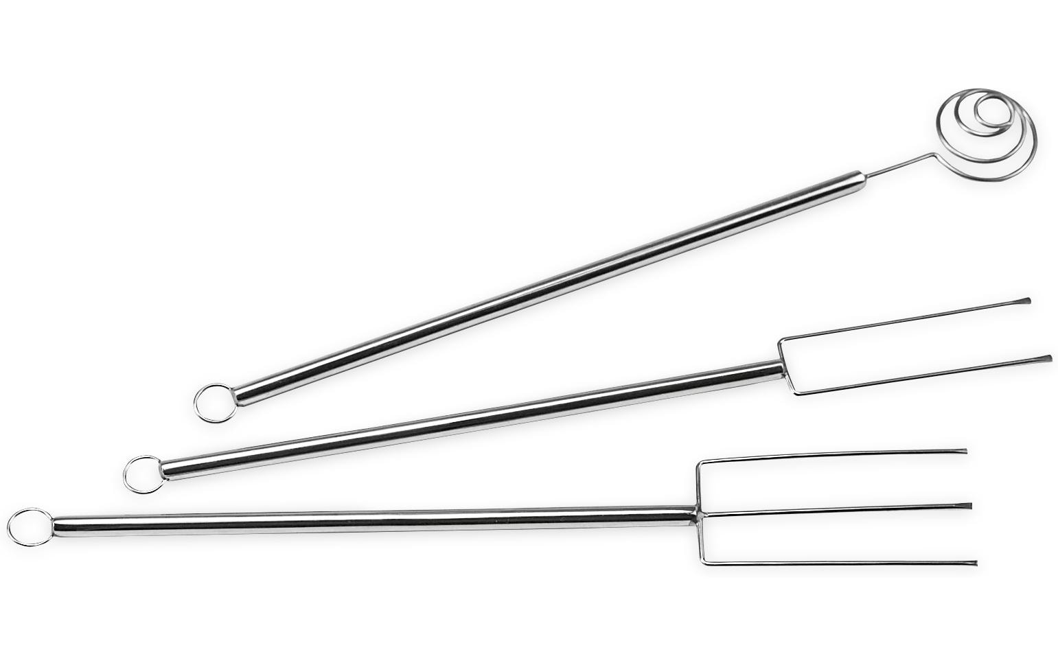 Pralinengabel Set 3-teiligSchokoladengabel