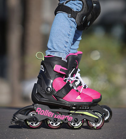 Rollerblade Rulleskøjter - Microblade - Sort/Pink