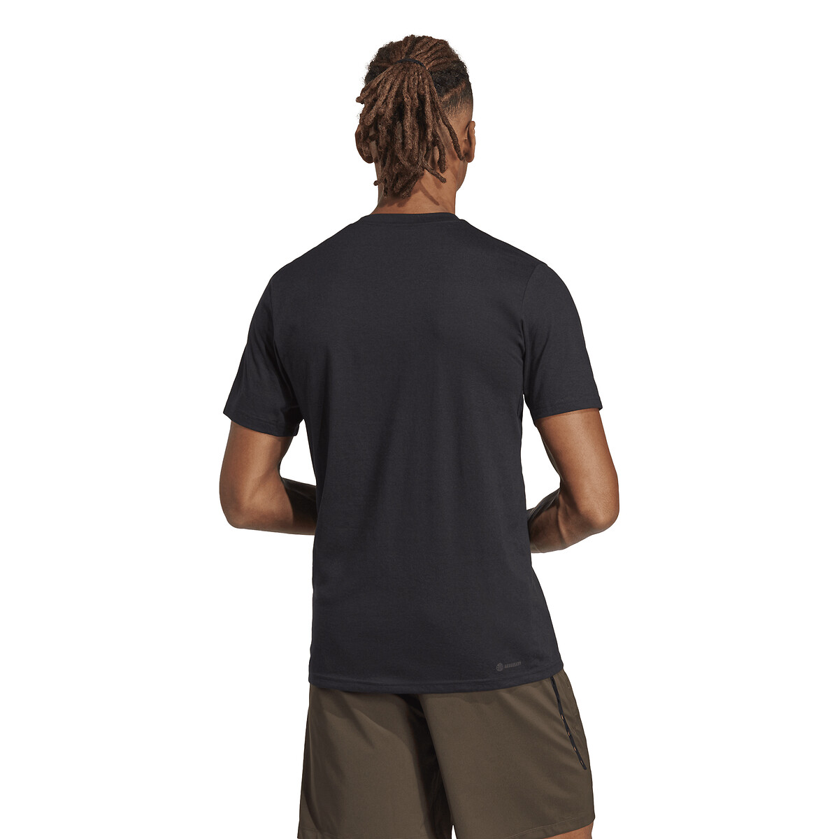 Camiseta adidas Performance com gola redonda e mangas curtas