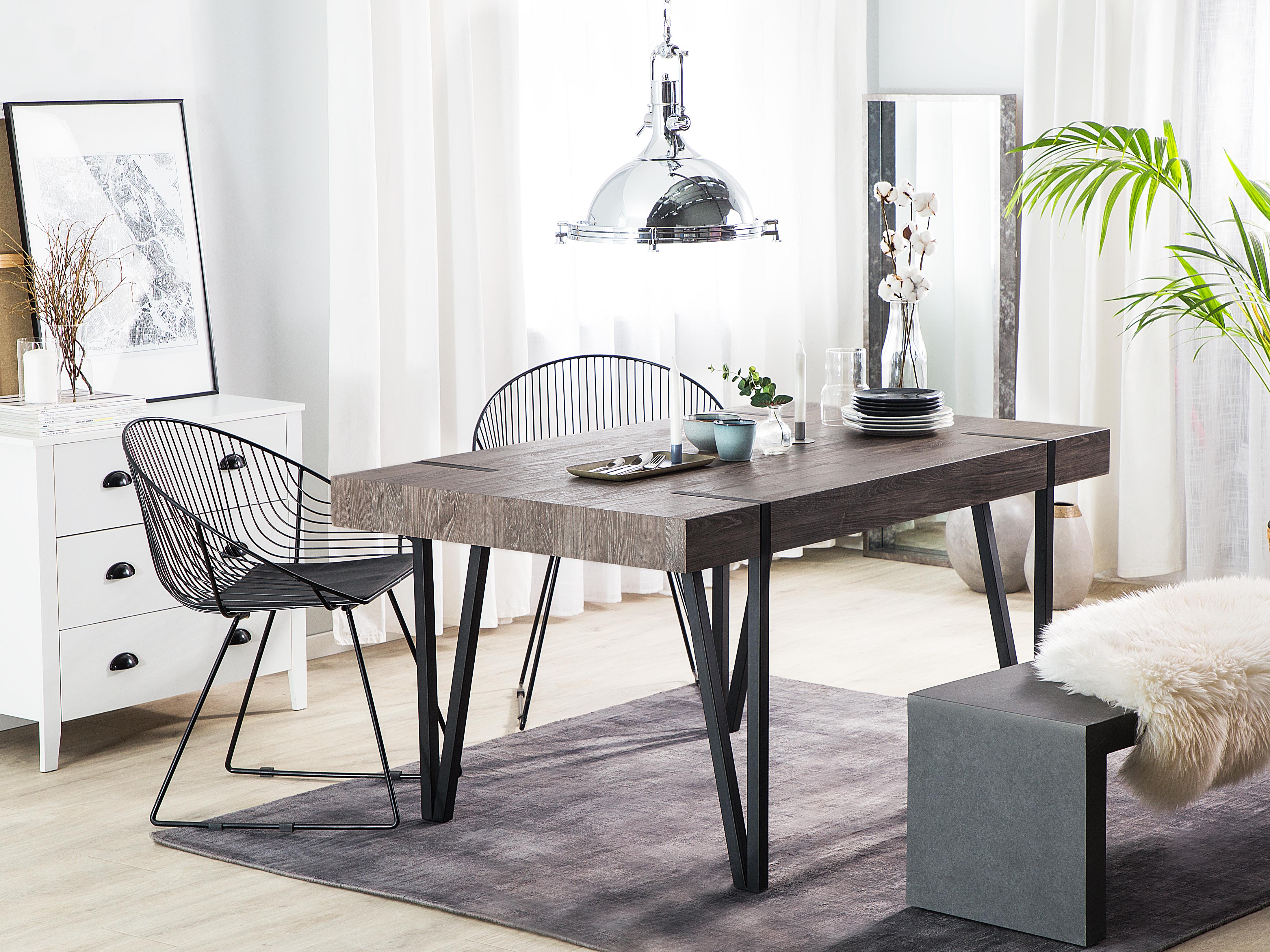 Eettafel ADENA Bruin 90 cm 180 cm