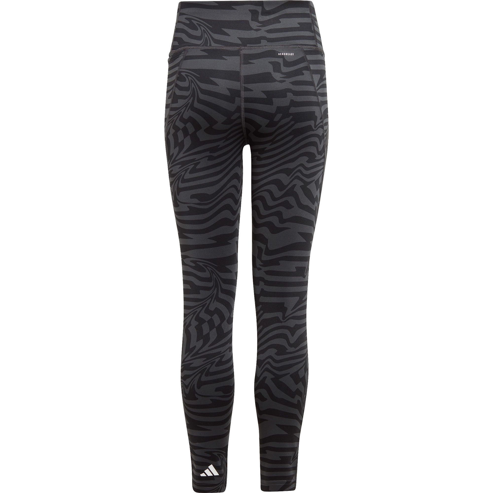 adidas Aeroready Allover Print Optime High-Rise 7/8-Tights Mädchen carbon