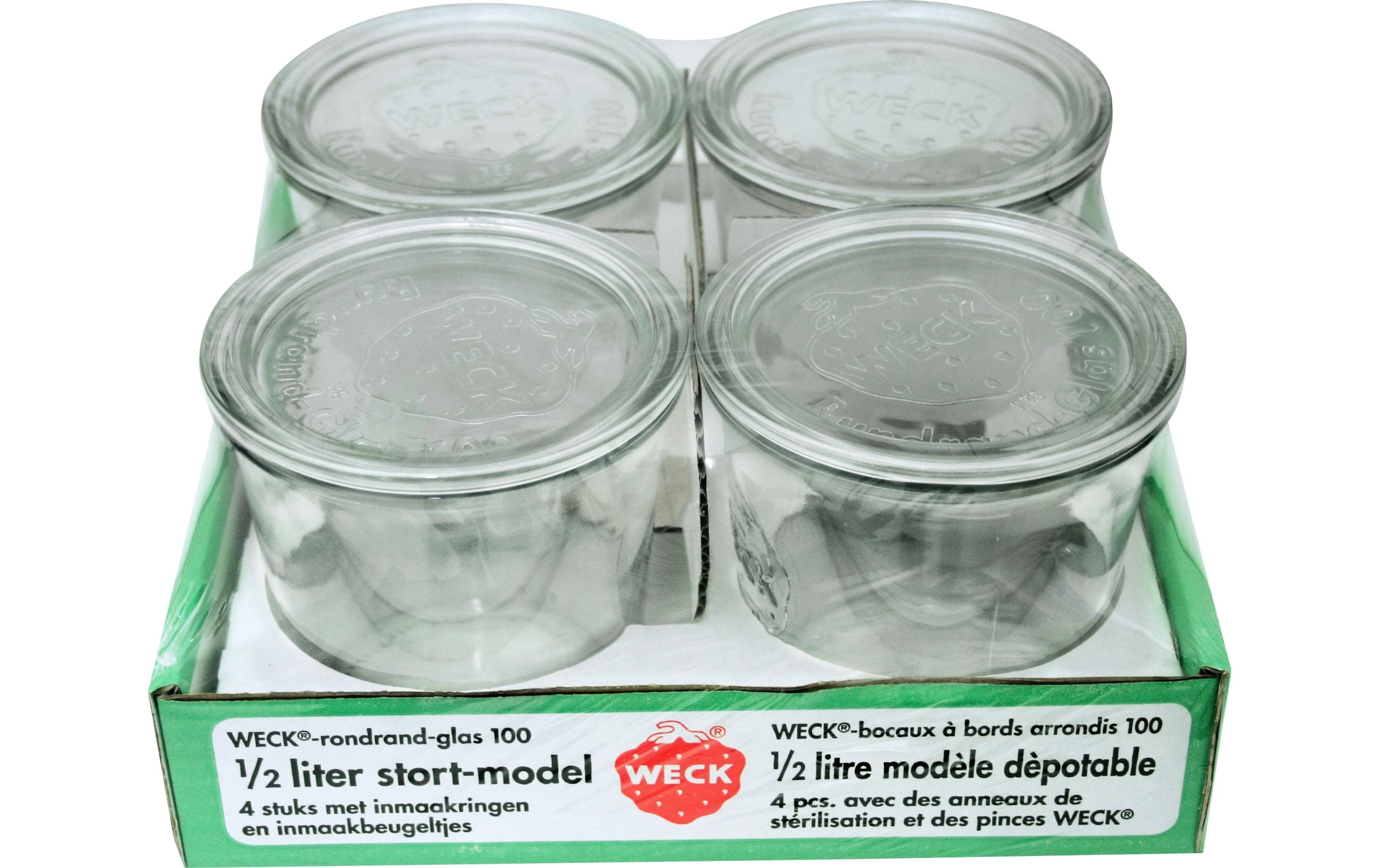 Set Weck-Gläser 580 mlEinmachgläser