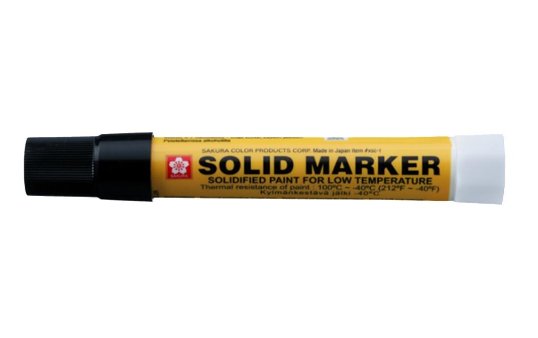 Permanent-Marker Solid Low Temperature SchwarzSolidmarker für harte Jobs