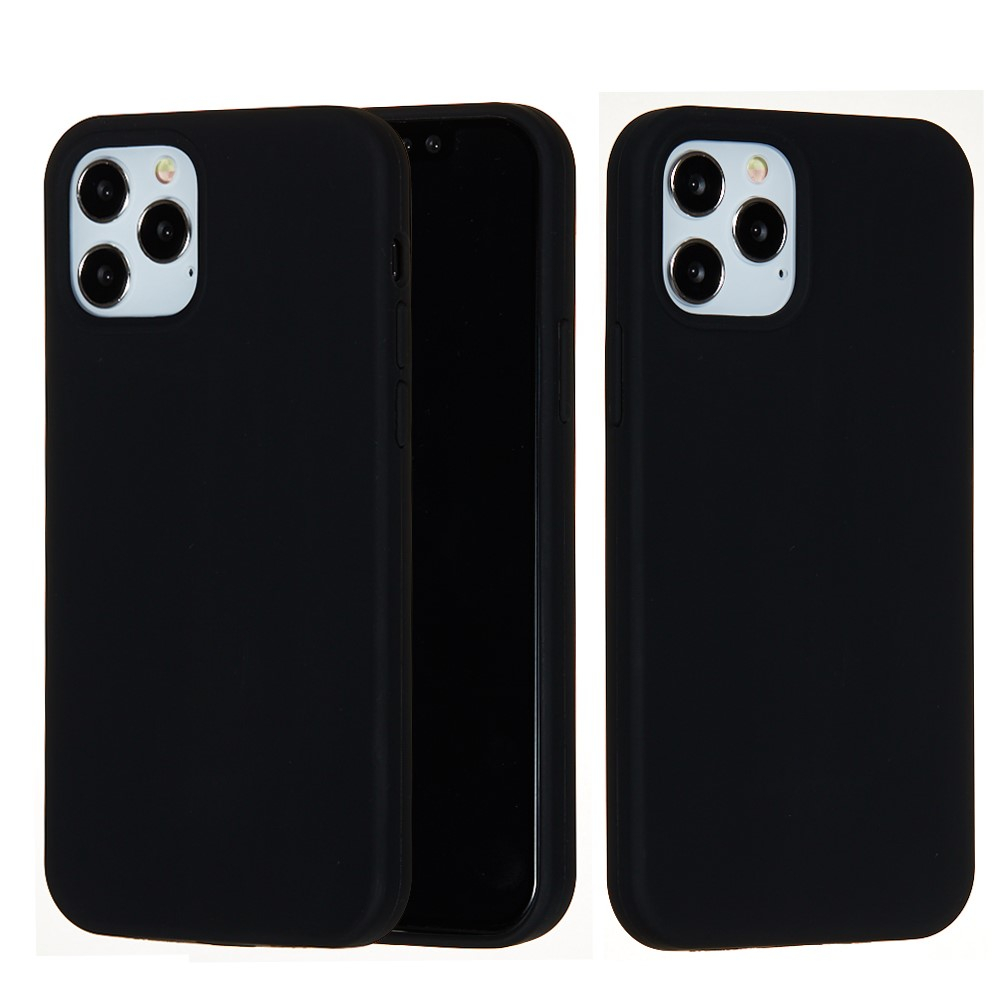 iPhone 13 Silikon Case Hülle - Schwarz