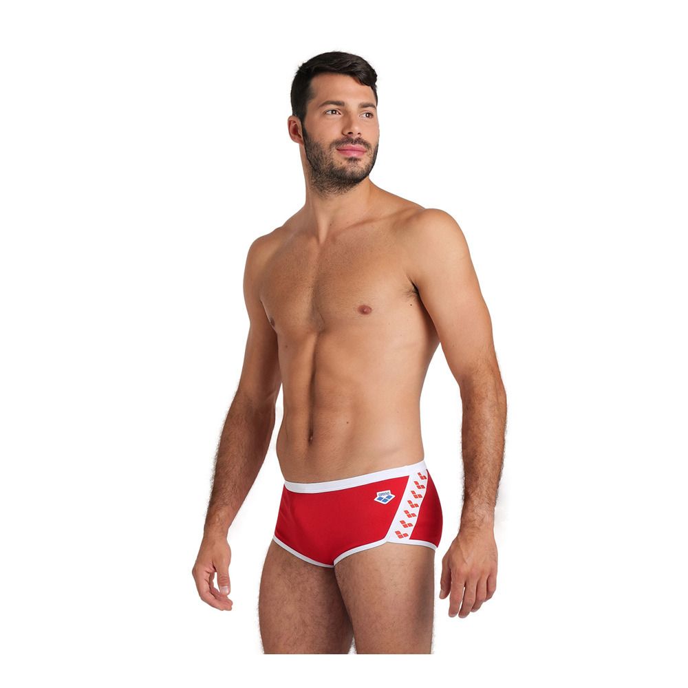 Arena ICONS - Boxer de bain Homme red/white