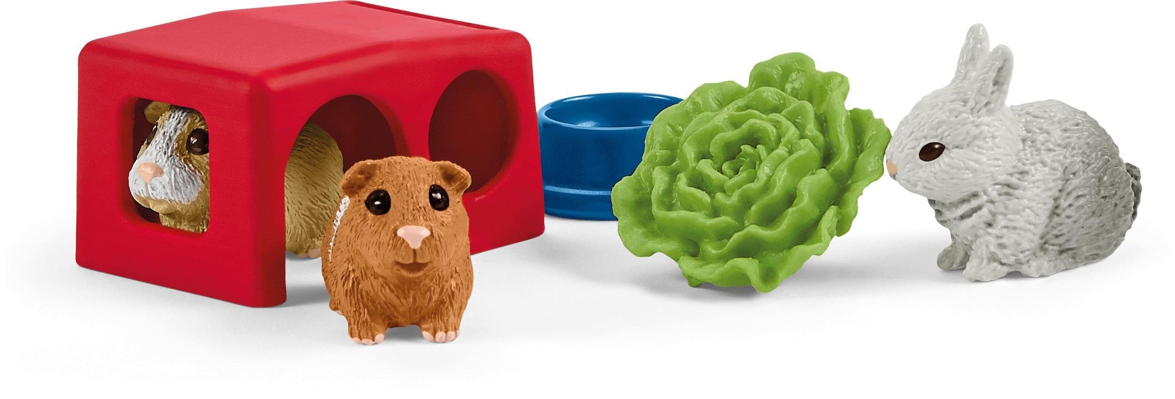 Schleich® Spielfigur »FARM WORLD, Zuhause für Kaninchen und Meerschweinchen (42500)«