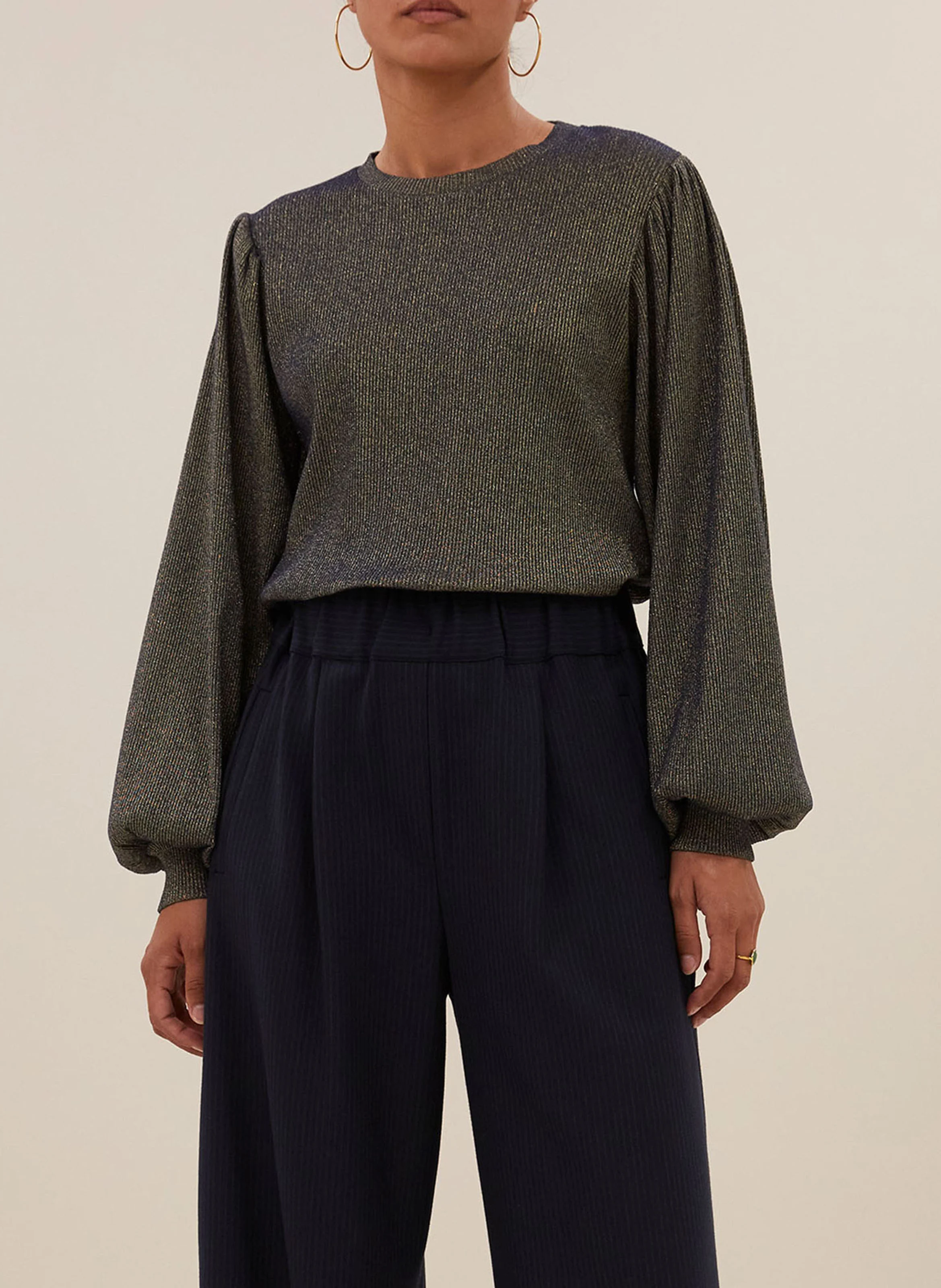 MADE - Top col rond | Doré