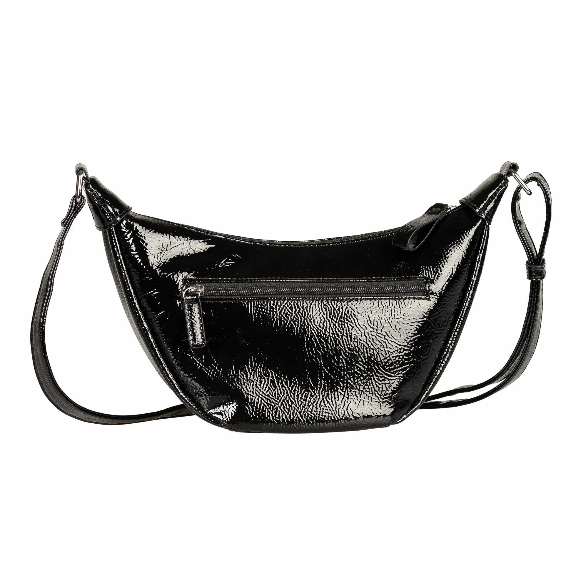 TOM TAILOR Gürteltasche / Bodybag Schwarz Lederimitat