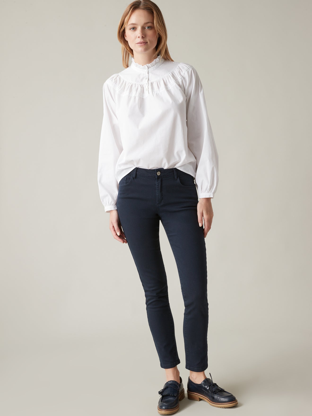Jean slim super stretch femme Farah - Coton bio, délavage écoresponsable