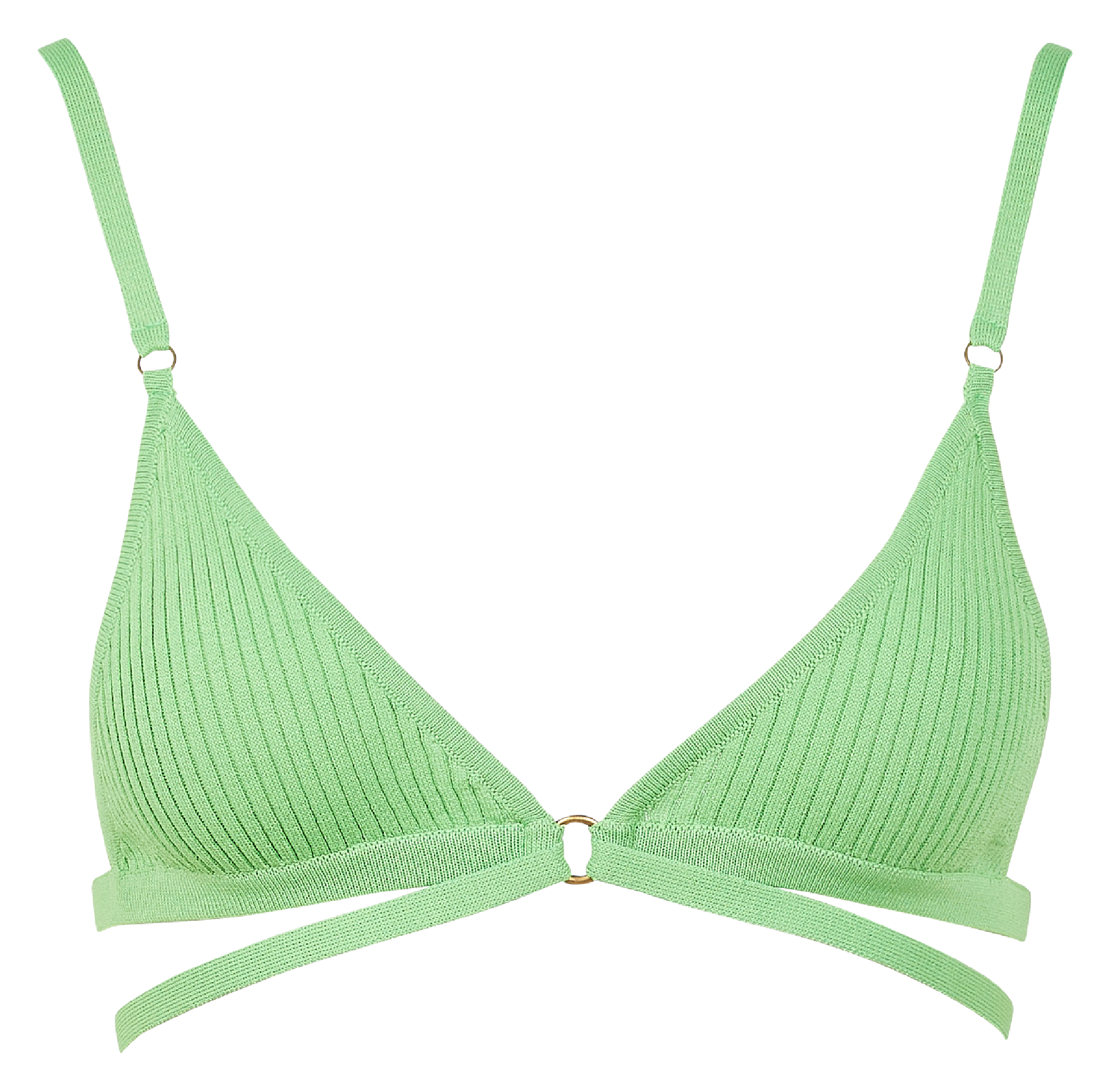 UMA - Soutien-gorge en maille côtelée | Vert