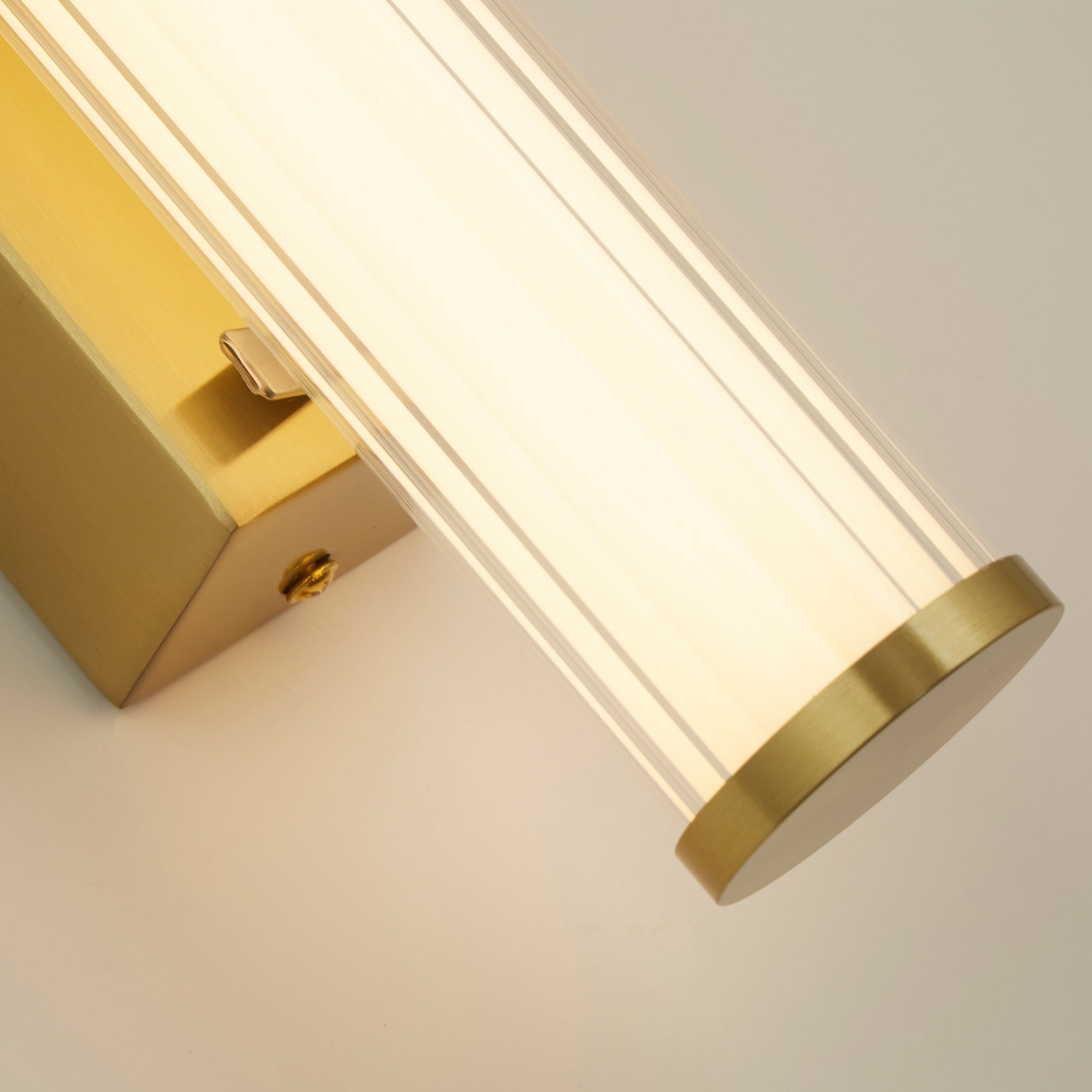 Searchlight Clamp Wandlamp H 32,5 cm - Goud