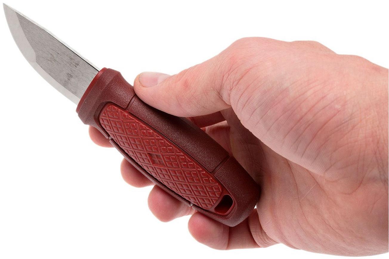 Mora Eldris Red 12630 nekmes met luxe schede en firesteel