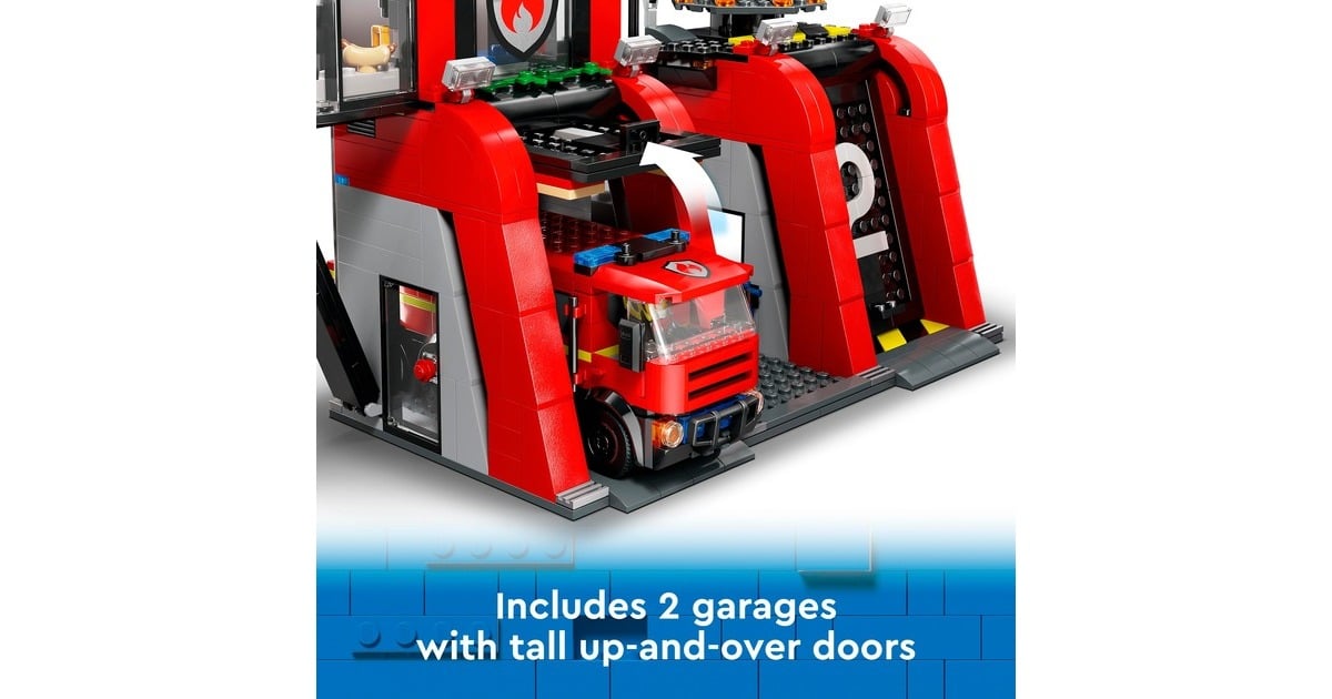 LEGOCity - Brandweerkazerne en brandweerauto Constructiespeelgoed  (60414)