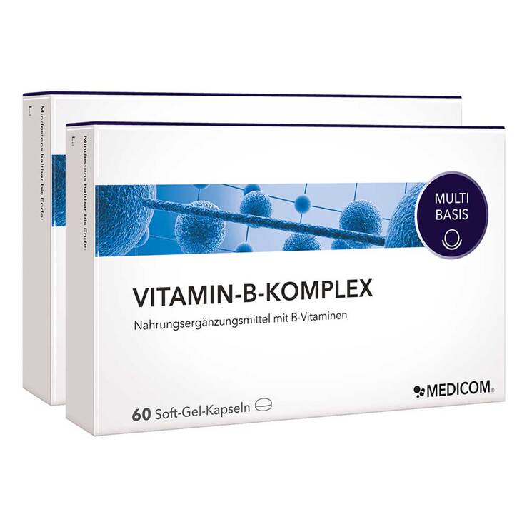 Vitamin-B-Komplex Weichkapseln, 2X60 St