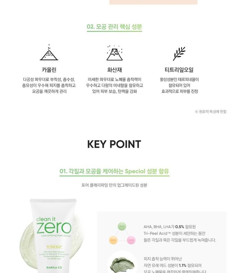 BANILA CO - Clean It Zero Pore Clarifying Foam Cleanser
